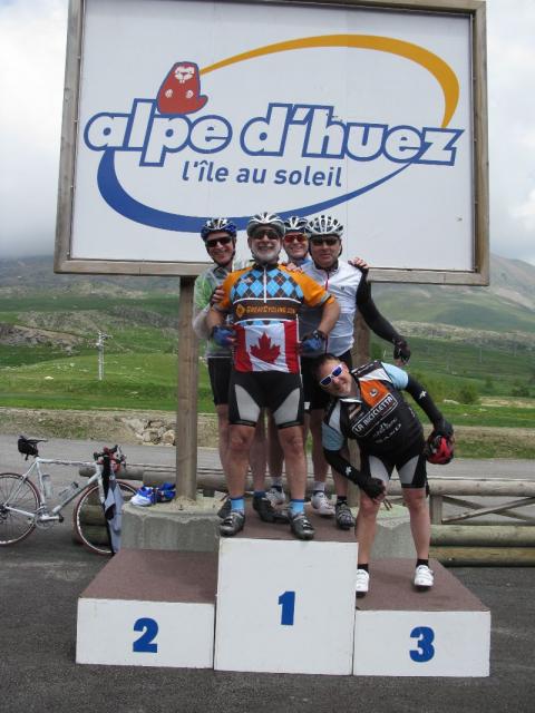 Alpe d'Huez-On The Podium